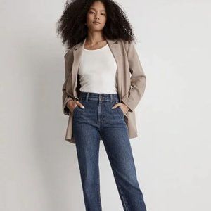 Madewell The Perfect Vintage Straight Jean in Stanhill Wash Size 31 Tall